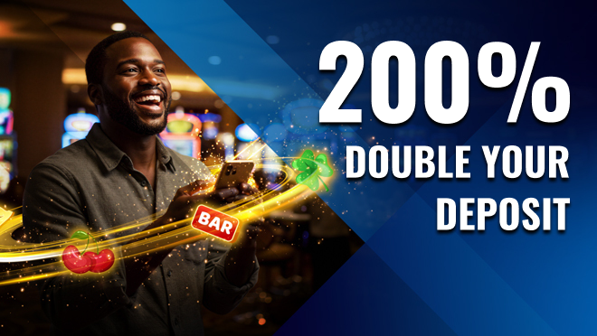 200% casino welcome bonus match offer at BUSR