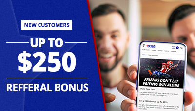 Friends don't let friends win alone. Refer your friends and get $250 for every friend you refer and deposit.