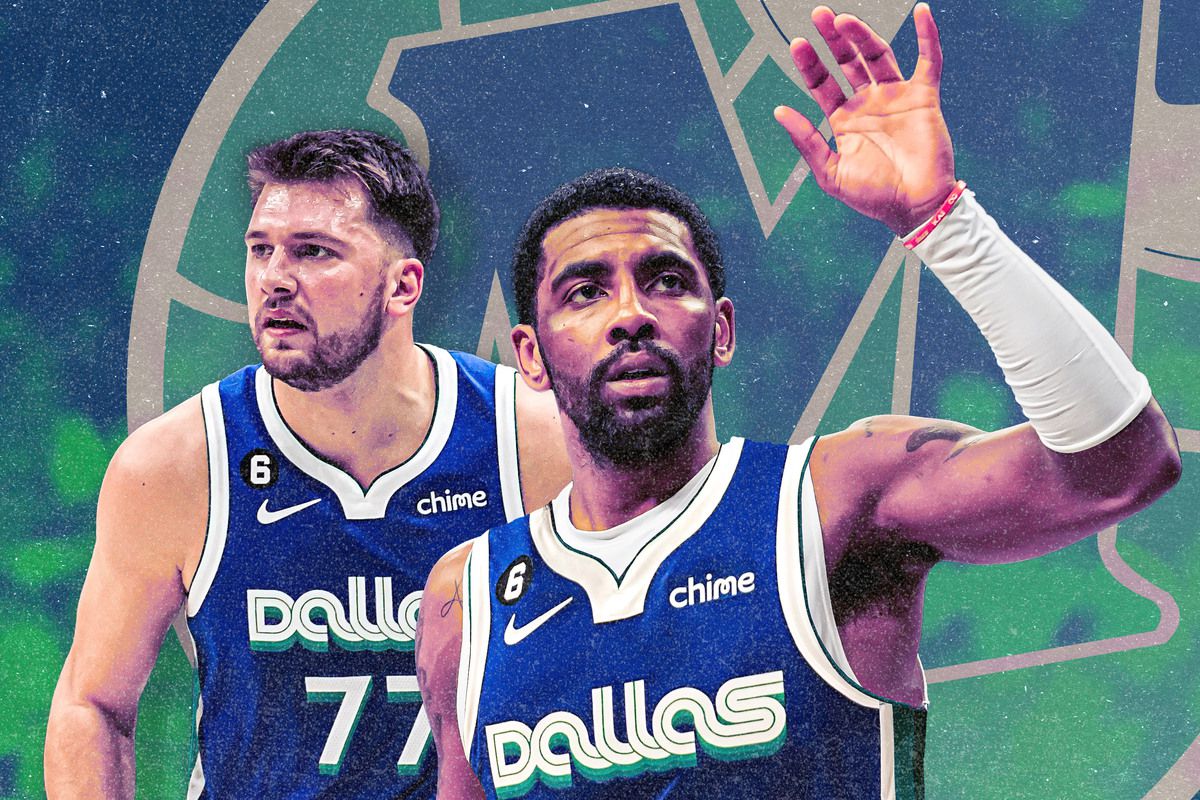 NBA Players Luka Doncic and Kyrie Irving
