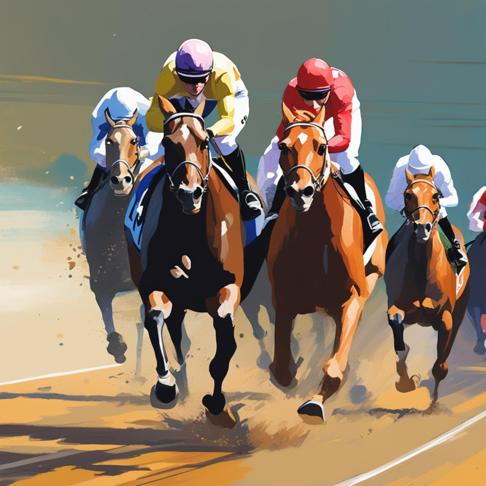 kentucky derby race ilustration