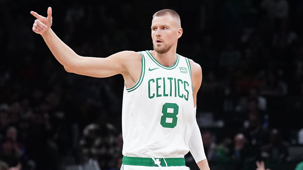 Boston Celtics Player Kristaps Porzingis