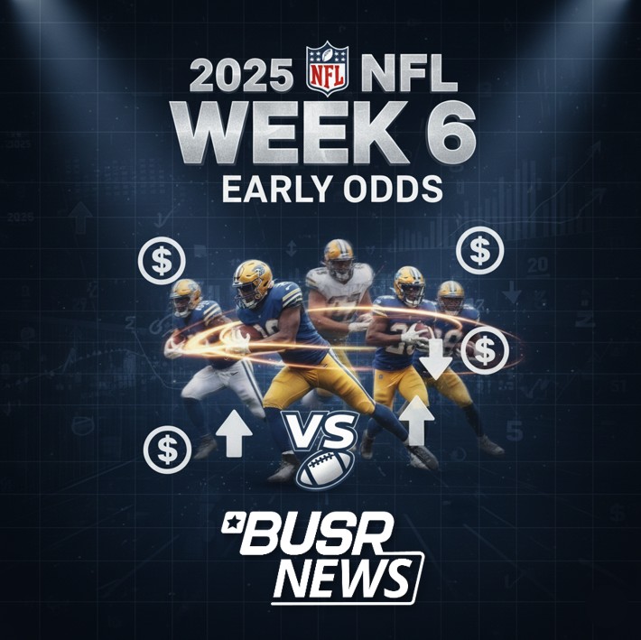 Week 6 NFL Early Odds: The Betting Guide for Every Game on the Slate