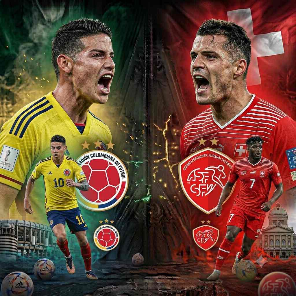 World Cup Odds for Round of 16 Finale: Colombia vs Switzerland
